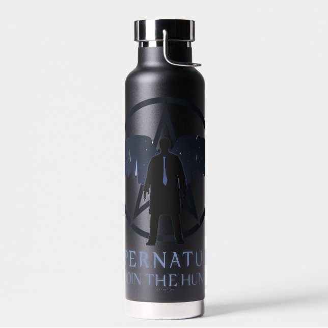 Supernatural Castiel Falling Stars Grafik Trinkflasche (Links)