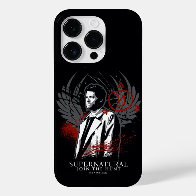 Supernatural Castiel Graffiti Graphic Case-Mate iPhone Hülle (Rückseite)