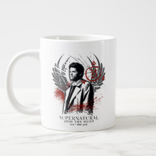 Supernatural Castiel Graffiti Graphic Jumbo-Tasse