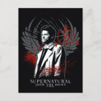 Supernatural Castiel Graffiti Graphic