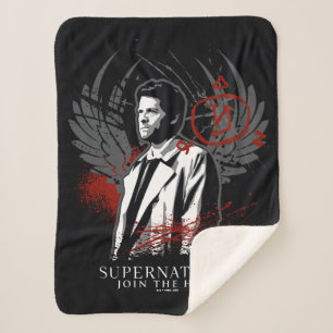 Supernatural Castiel Graffiti Graphic Sherpadecke