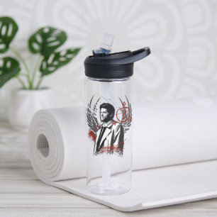 Supernatural Castiel Graffiti Graphic Trinkflasche