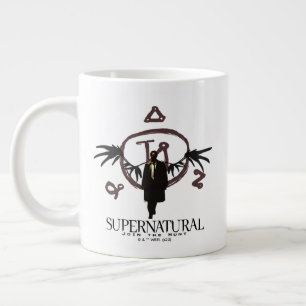 Supernatural Castiel Illustration Jumbo-Tasse