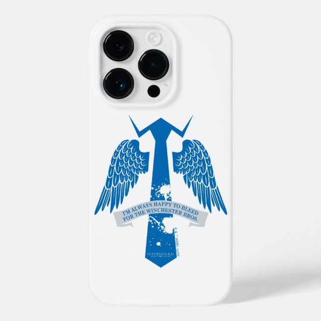 Supernatural Castiel Krawatte Zitat Grafisch Case-Mate iPhone Hülle (Rückseite)