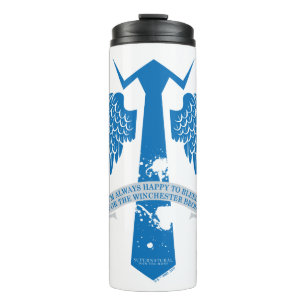 Supernatural Castiel Krawatte Zitat Grafisch Thermosbecher