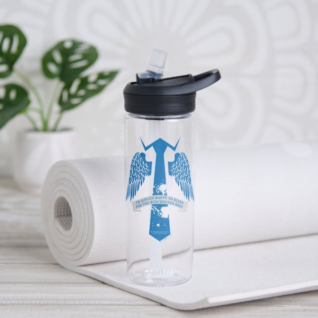 Supernatural Castiel Krawatte Zitat Grafisch Trinkflasche (Yoga)