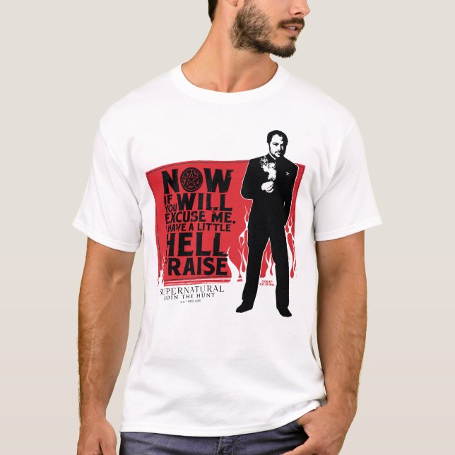 Supernatural Crowley Quote Graphic T-Shirt (Vorderseite)