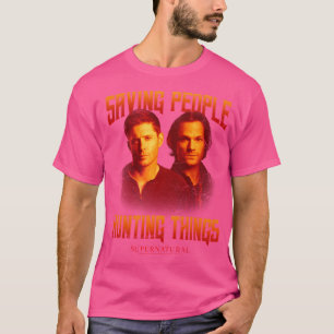 Supernatural Dean Sam Rettend Leute jagen Dinge T-Shirt