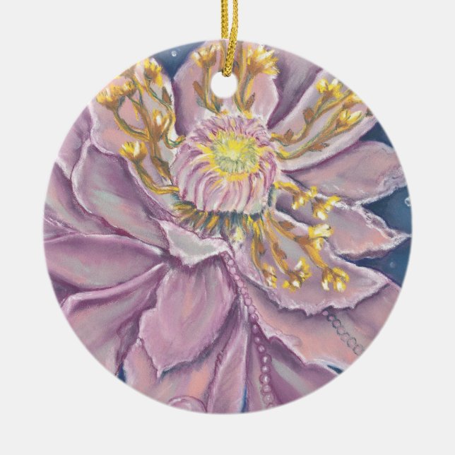 Supernatural Flower Keramik Ornament (Vorne)