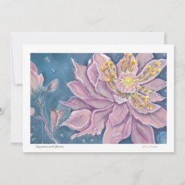 Supernatural Flower Mitteilungskarte