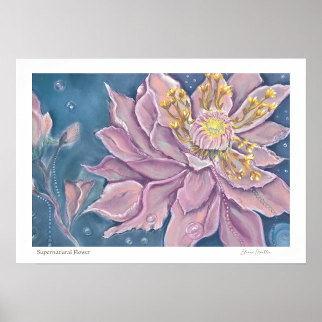 Supernatural Flower Poster (Vorne)