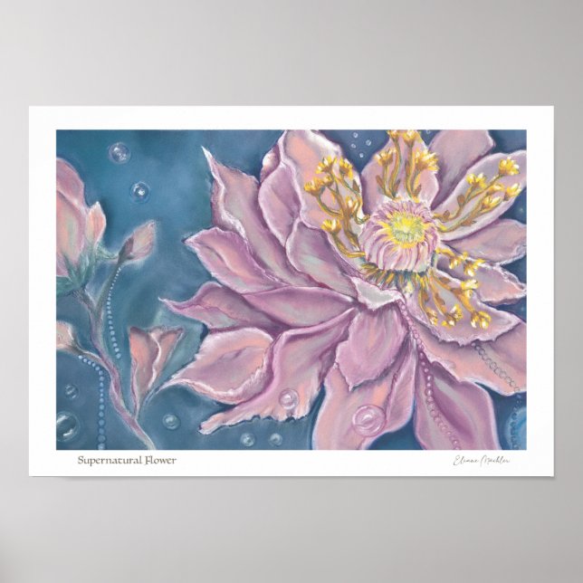 Supernatural Flower Poster (Vorne)