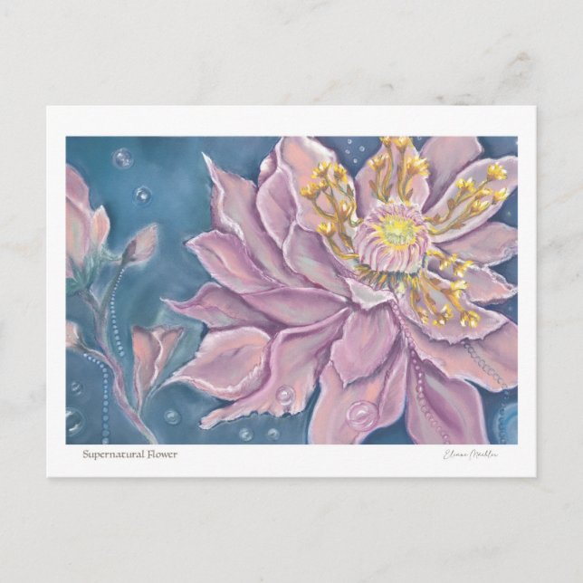 Supernatural Flower Postkarte (Vorderseite)