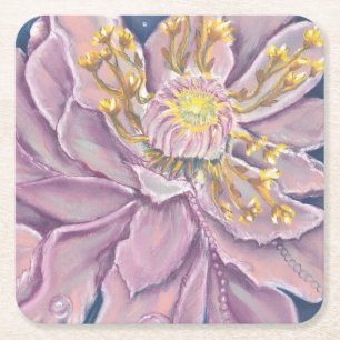Supernatural Flower Rechteckiger Pappuntersetzer