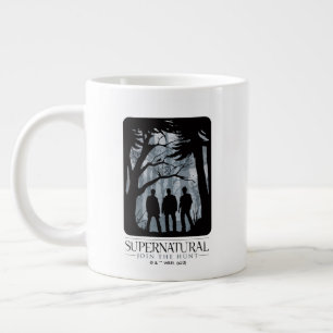 Supernatural Forest Silhouette Graphic Jumbo-Tasse
