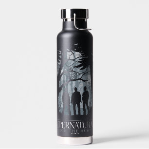 Supernatural Forest Silhouette Graphic Trinkflasche