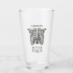 Supernatural "Hunter Inside" Ribcage Graphic Glas