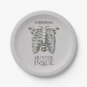 Supernatural "Hunter Inside" Ribcage Graphic Pappteller