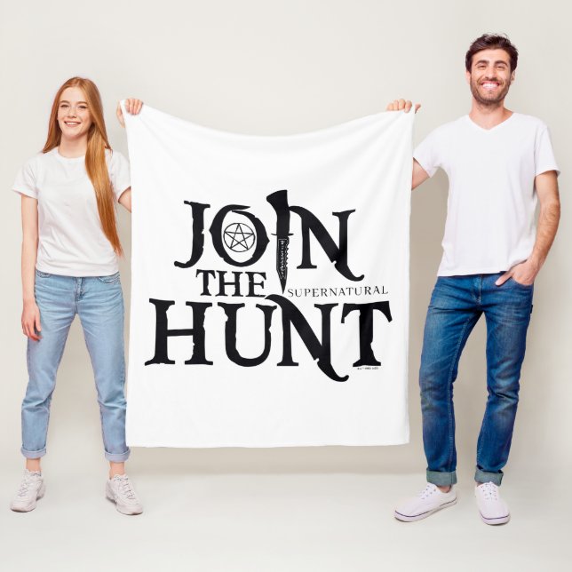 Supernatural "Join the Hunt" Fleecedecke (Beispiel)
