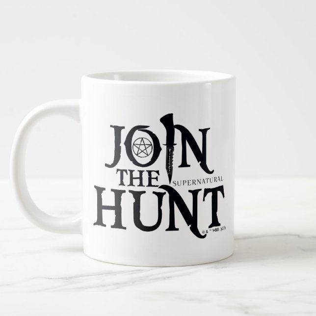 Supernatural "Join the Hunt" Jumbo-Tasse (Links)