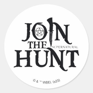 Supernatural "Join the Hunt" Runder Aufkleber