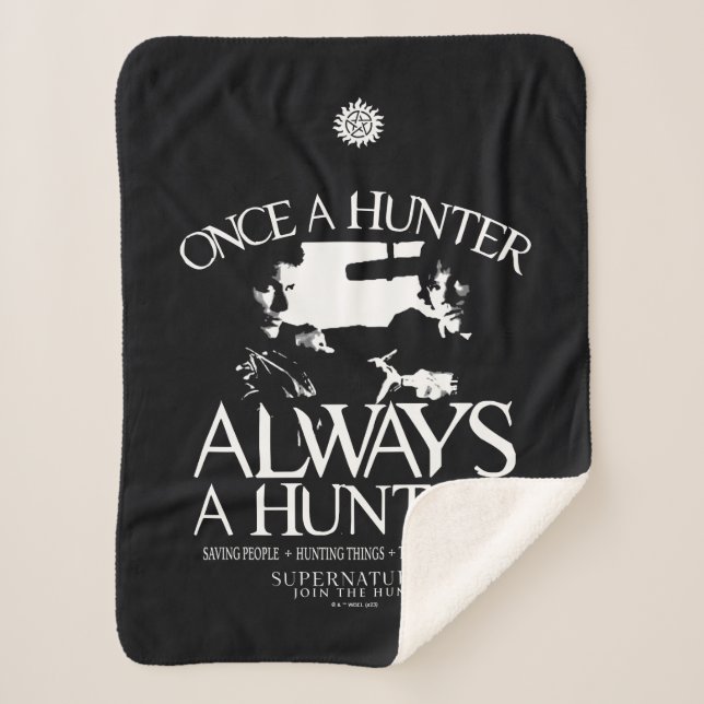 Supernatural "Once a Junter, Always a Hunter" Sherpadecke (Vorderseite)