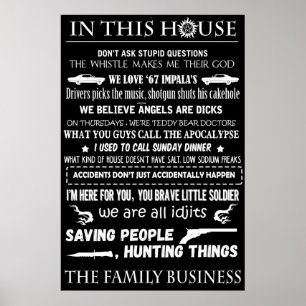 Supernatural Poster: Treten Sie ein in die Welt de Poster