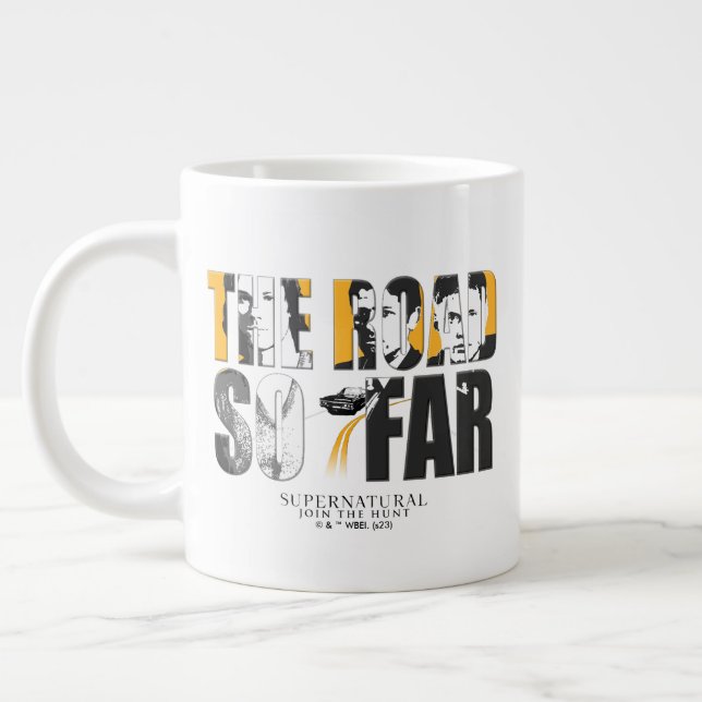 Supernatural "The Road So far" Jumbo-Tasse (Links)