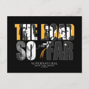 Supernatural "The Road So far" Postkarte