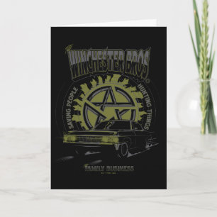 Supernatural "The Winchester Bros" Car Graphic Karte
