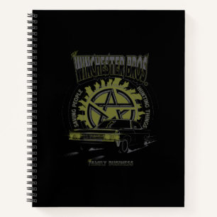 Supernatural "The Winchester Bros" Car Graphic Notizbuch