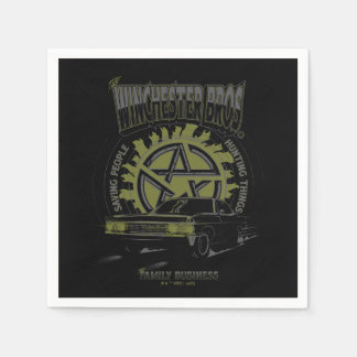 Supernatural "The Winchester Bros" Car Graphic Serviette