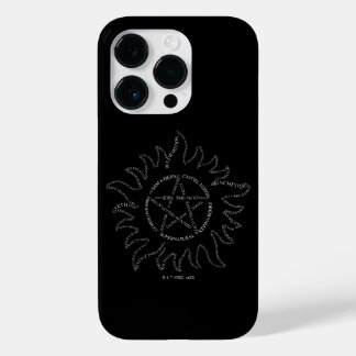 Supernatural Typografie Pentagramm Case-Mate iPhone 14 Pro Hülle