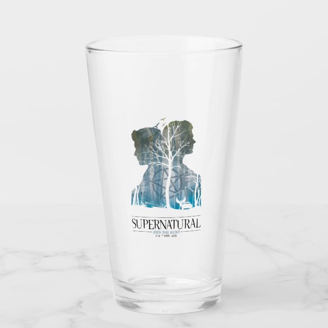 Supernatural Winchester Bros Forest Graphic Glas (Vorderseite)