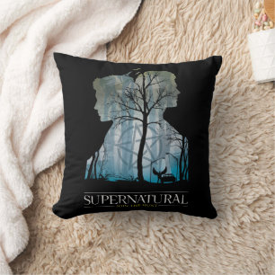 Supernatural Winchester Bros Forest Graphic Kissen