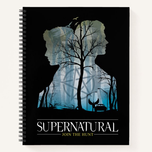 Supernatural Winchester Bros Forest Graphic Notizbuch (Vorderseite)