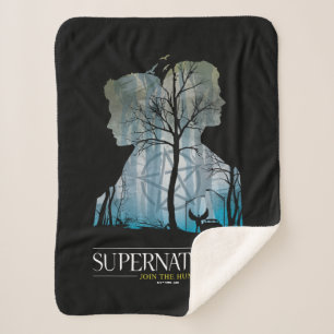 Supernatural Winchester Bros Forest Graphic Sherpadecke