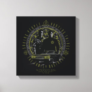 Supernatural Winchester Brothers Family Business Leinwanddruck