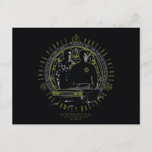 Supernatural Winchester Brothers Family Business Postkarte
