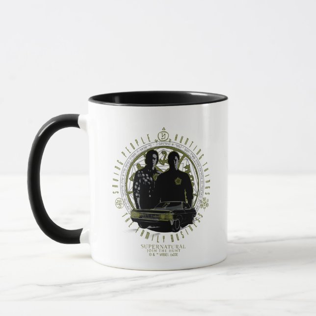Supernatural Winchester Brothers Family Business Tasse (Links)