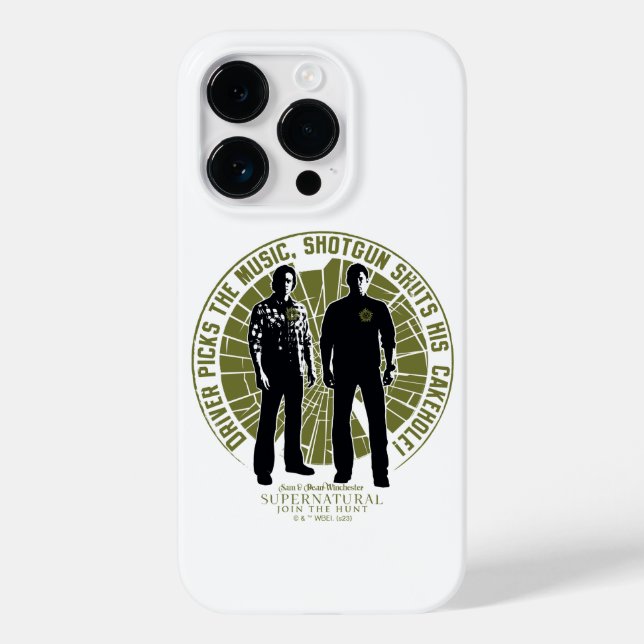 Supernatural Winchester Brothers "Shotgun" Case-Mate iPhone Hülle (Rückseite)