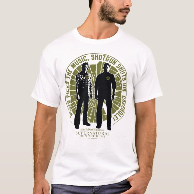 Supernatural Winchester Brothers "Shotgun" T-Shirt (Vorderseite)