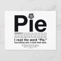 Supernatürliches "Pie"-Zitat