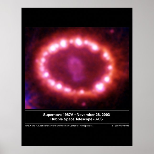Supernova1987A-2004-09a Poster (Vorne)