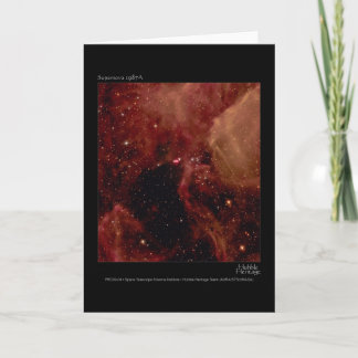 Supernova 1987A Hubble Telescope-Foto Karte