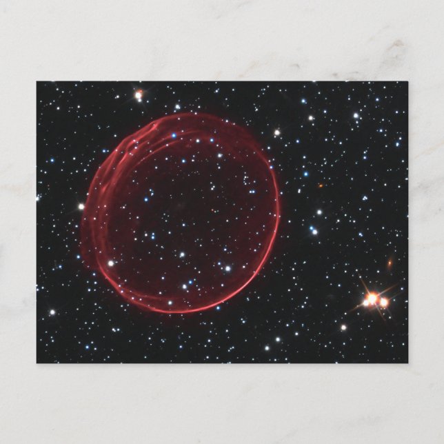 Supernova-Blase Postkarte (Vorderseite)
