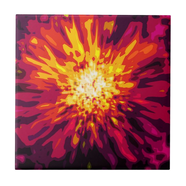 Supernova Blast Fliese (Vorderseite)