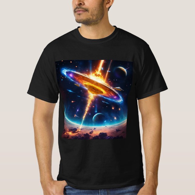 "Supernova Burst: Eine gravitation-Inspiriert kosm T-Shirt (Vorderseite)