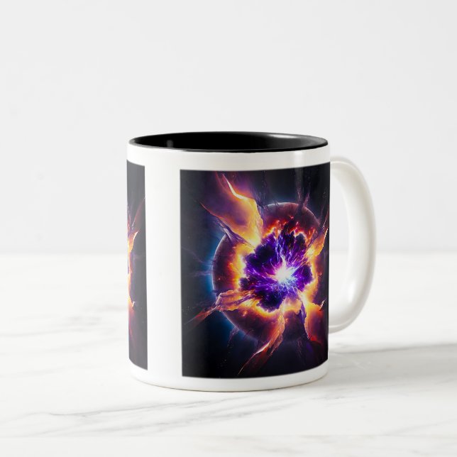 Supernova Classic Tasse, 11 oz Kaffee Tasse (VorderseiteRechts)
