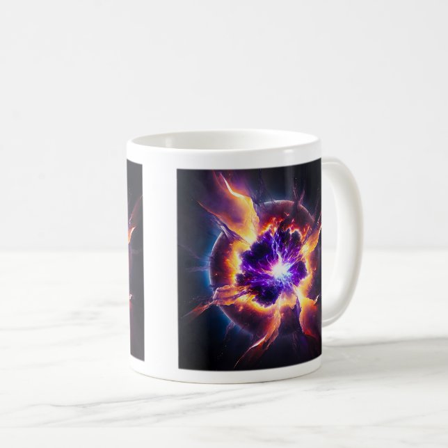Supernova Classic Tasse, 11 oz Kaffeetasse (VorderseiteRechts)